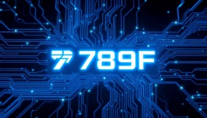 789F branding on a state-of-the-art digital platform, emphasizing innovation and modernity for users seeking reliable online services, high-resolution and accessible.