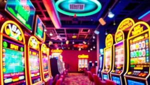 Mentoto daftar: Capture a dynamic scene of online slot machines with a focus on security and high RTP, encouraging trust and excitement for Indonesian players.