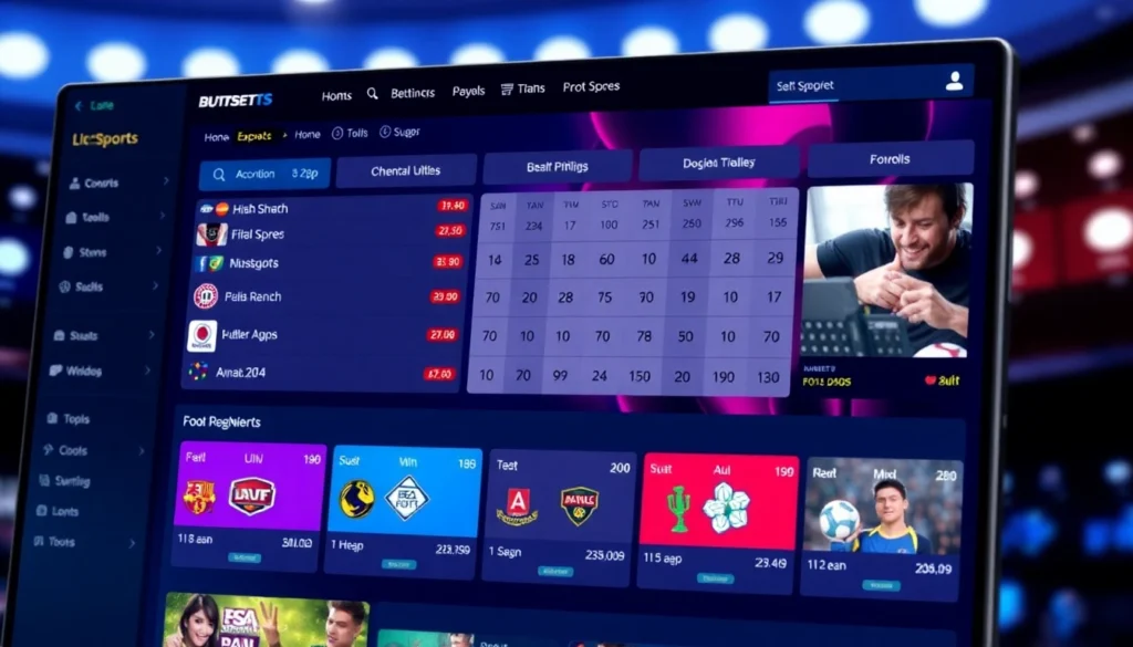 Laser247 Online sports betting platform showcasing live scores and betting options for cricket and football users.