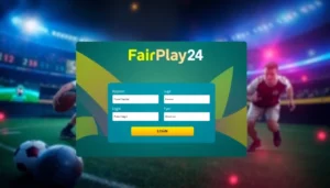 Easy FairPlay24 register process with user-friendly interface and registration form on a