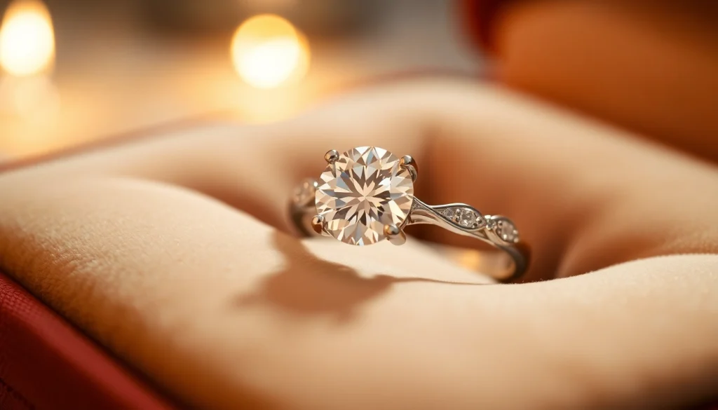 Beautiful engagement rings with diamond showcasing a sparkling centerpiece in premium jewelry